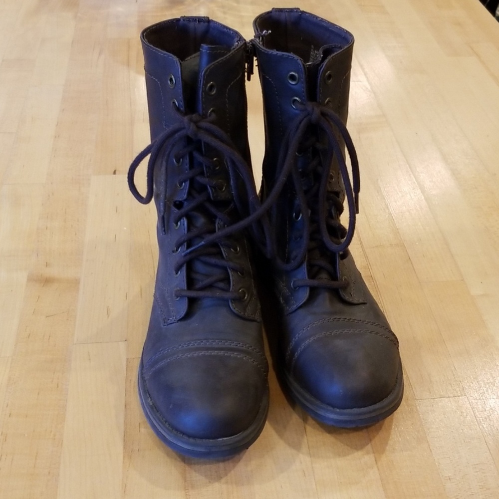 Brown Combat Boots